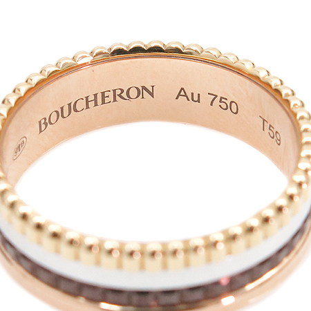 BOUCHERON (�ν���) 18K 3���÷� QUATRE CLASSIQUE SMALL RING (��Ʈ�� ������) ���� �̹���4 - ���̺��� �߰���ǰ