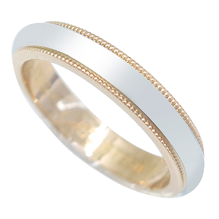 Tiffany(Ƽ�Ĵ�)  PT950(�÷�Ƽ��)+18K ��� �޺� �б׷��� ������帵 3MM ���� [�б�������] �̹���2 - ���̺��� �߰���ǰ