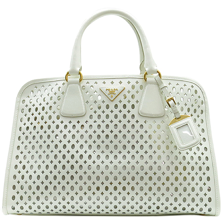 Prada(�����) BN2294 SAFFIANO VERNIC BLANCO ���ǾƳ� ������ ȭ��Ʈ ���� ����ΰ� ��Ʈ�� + �����Ŀ�ġ �̹���2 - ���̺��� �߰���ǰ