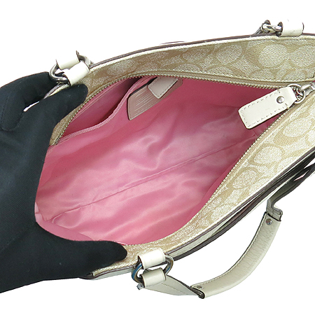 Coach(��ġ) F14477 PVC �ñ׳�ó ȭ��Ʈ ���� Ʈ���� ����� [��������] �̹���4 - ���̺��� �߰���ǰ