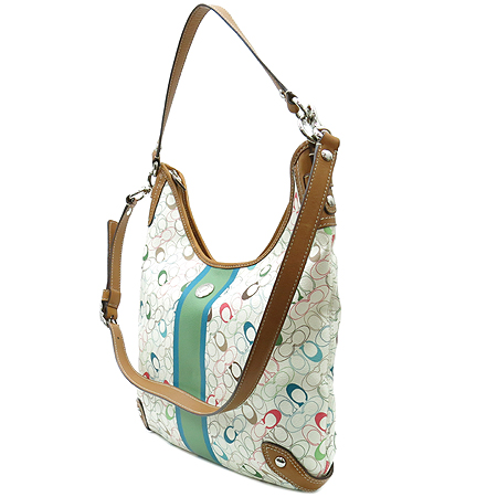 Coach(��ġ) F15138 ��Ƽ �ñ׳�ó PVC ���� ���� Ʈ���� 2WAY [��õ��] �̹���2 - ���̺��� �߰���ǰ