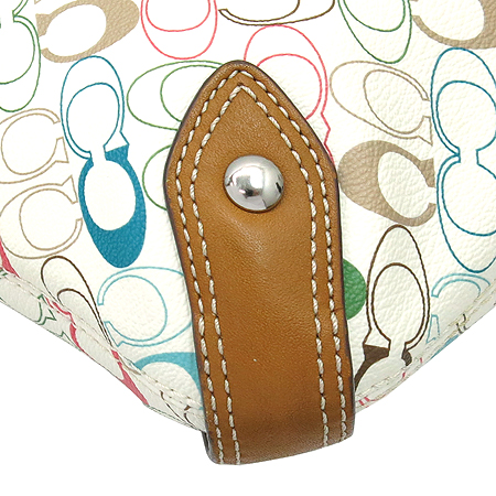 Coach(��ġ) F15138 ��Ƽ �ñ׳�ó PVC ���� ���� Ʈ���� 2WAY [��õ��] �̹���4 - ���̺��� �߰���ǰ