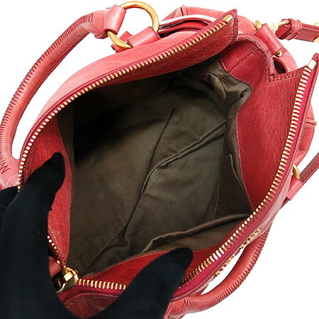 MiuMiu(�̿�̿�) RT0365 VITELLO LUX ���� ��� ���� �ΰ� ��ÿ 2-WAY �̹���6 - ���̺��� �߰���ǰ