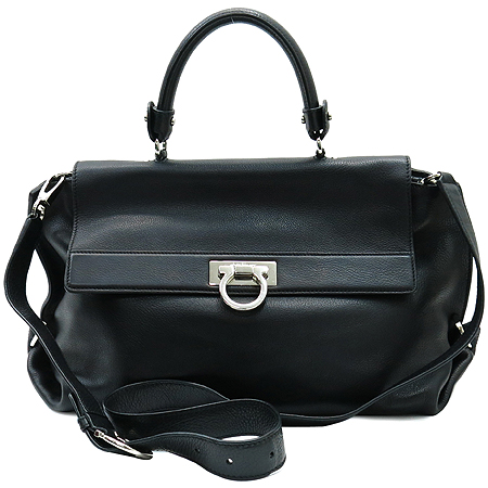 Ferragamo(��󰡸�) 21 A871 ���� ���� ���� ��ġ�� ��� 2-WAY �̹���2 - ���̺��� �߰���ǰ