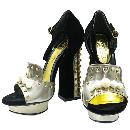 ALEXANDER MCQUEEN(�˷���� ����) 58338080506 SANDALO ���� ���� ��� ��Ż�� ��� ���� Ŀ���� ������ ������ �����뱸��[2013 F/W] �̹���2 - ���̺��� �߰���ǰ