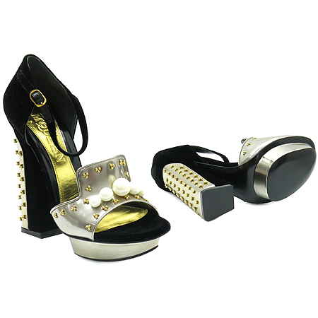 ALEXANDER MCQUEEN(�˷���� ����) 58338080506 SANDALO ���� ���� ��� ��Ż�� ��� ���� Ŀ���� ������ ������ �����뱸��[2013 F/W] �̹���3 - ���̺��� �߰���ǰ