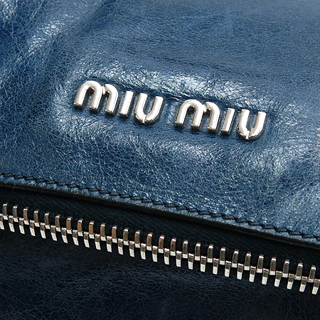 MiuMiu(�̿�̿�) RT0365 VITELLO LUX BLUETTE ��ũ���� ���� ����ΰ� ������� 2WAY �̹���5 - ���̺��� �߰���ǰ