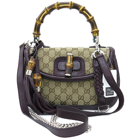 Gucci(����) 240242 GG�ΰ� �볪�� �ڵ� ��� 2WAY �̹���2 - ���̺��� �߰���ǰ
