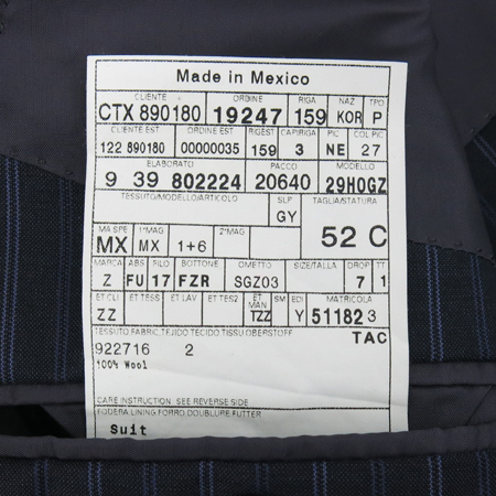 Zegna(����) ���ݱ׷����÷� ��Ʈ������ ���� �̹���6 - ���̺��� �߰���ǰ