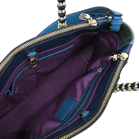 Bvlgari(�Ұ���) 36668 HANDCARRY SERPENTI(�ڵ��ɸ� ������Ƽ) �Ǽ��縮 ��� 2WAY �̹���7 - ���̺��� �߰���ǰ