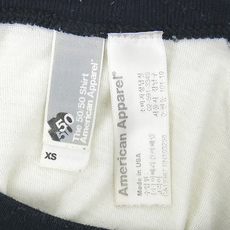 American Apparel(�Ƹ޸�ĭ ���䷲) �����÷� ���׶� Ƽ �̹���3 - ���̺��� �߰���ǰ