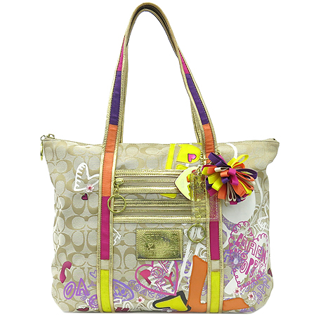 Coach(��ġ) 14537 �ñ׳��� �ڰ��� POPPY GRAFFITI �۷� ����� �̹���2 - ���̺��� �߰���ǰ