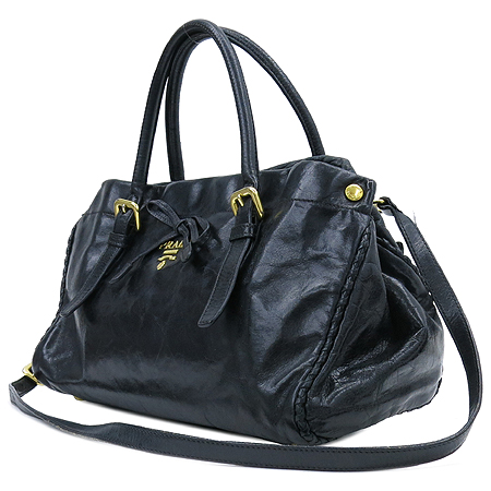 Prada(�����) BN1866 VITELLO SHINE(���ڷ� ����) ���� ���͸� �ΰ� ���� ��� 2WAY �̹���2 - ���̺��� �߰���ǰ
