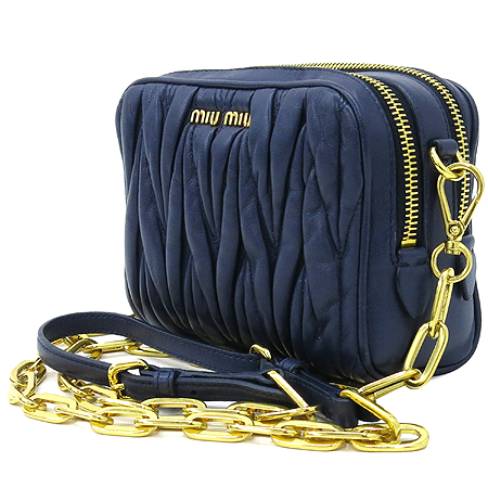 MiuMiu(�̿�̿�) RT0543 ��� ��Ż �ΰ� MATELASSE(��Ʈ���) ����Ų ���� ���� ���� ü�� ����� �̹���3 - ���̺��� �߰���ǰ
