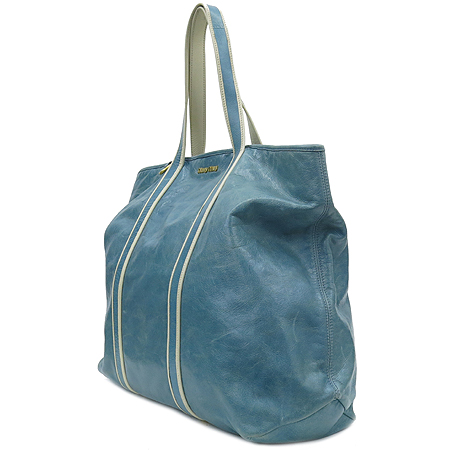 MiuMiu(�̿�̿�) RR1741 VITELLO SHINE(���ڷ� ����) SHOPPING I AZZURRO �÷� ����� �̹���3 - ���̺��� �߰���ǰ