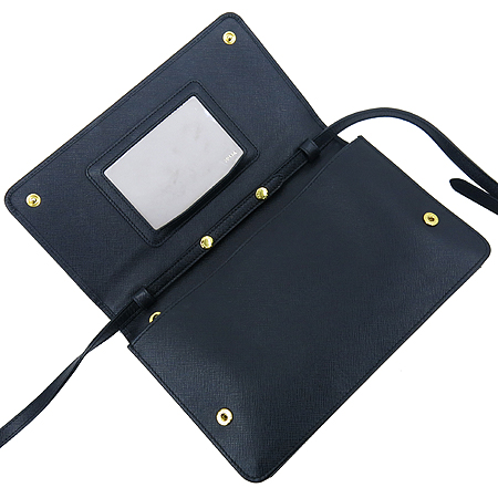 Prada(�����) 1M1361 SAFFIANO METAL NERO ���ǾƳ� ���� ����ΰ� Ŭ��ġ ���� ũ�ν��� �̹���6 - ���̺��� �߰���ǰ