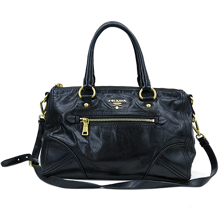 Prada(�����)  BL0728 ��� ��Ż �ΰ� ���� VITELLO SHINE(���ڷ� ����) ���� ��Ʈ�� + ��� ��Ʈ�� �̹���2 - ���̺��� �߰���ǰ