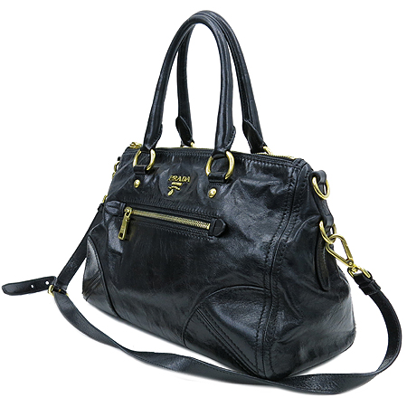 Prada(�����)  BL0728 ��� ��Ż �ΰ� ���� VITELLO SHINE(���ڷ� ����) ���� ��Ʈ�� + ��� ��Ʈ�� �̹���3 - ���̺��� �߰���ǰ