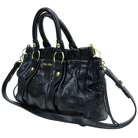MiuMiu(�̿�̿�) RT0383 ���� Vitello Lux(���ڷ� ����) ���� Bauletto Aperto(�ٿﷹ�� ���丣��) 2WAY �̹���3 - ���̺��� �߰���ǰ