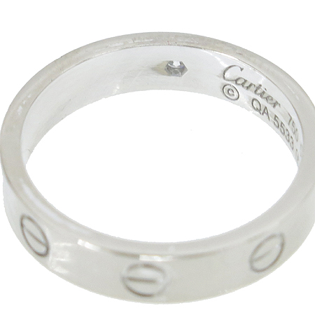 Cartier(��쿡) B4050553 18K ȭ��Ʈ��� 1����Ʈ ���̾� �̴� ���긵 ���� ���� �̹���3 - ���̺��� �߰���ǰ