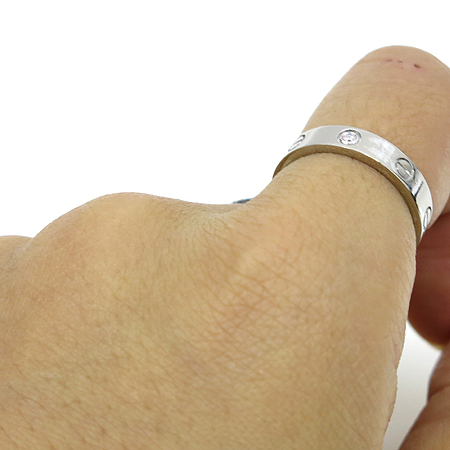 Cartier(��쿡) B4050553 18K ȭ��Ʈ��� 1����Ʈ ���̾� �̴� ���긵 ���� ���� �̹���4 - ���̺��� �߰���ǰ