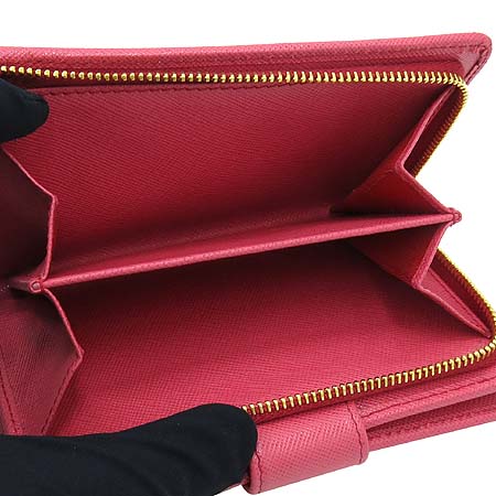 Prada(�����) 1M1225 SAFFIANO TREND FRAGOLA + TALC ��ũ ���ǾƳ� ��� ȭ��Ʈ ����ΰ� 2�� ������ �̹���6 - ���̺��� �߰���ǰ