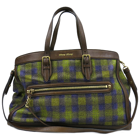 MiuMiu(�̿�̿�) �� üũ ���ο� ����� ȥ�� ����ΰ� 2WAY �̹���2 - ���̺��� �߰���ǰ