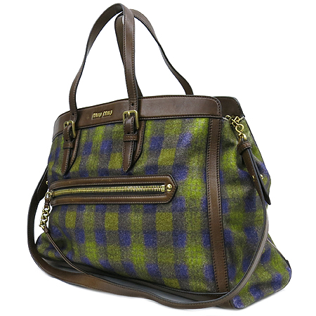 MiuMiu(�̿�̿�) �� üũ ���ο� ����� ȥ�� ����ΰ� 2WAY �̹���3 - ���̺��� �߰���ǰ