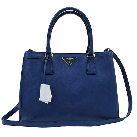 Prada(�����) BN1874 SAFFIANO LUX BLUETTE ���ǾƳ� ���� ���� ���� �ﰢ�ΰ� 2WAY �̹���2 - ���̺��� �߰���ǰ