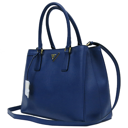 Prada(�����) BN1874 SAFFIANO LUX BLUETTE ���ǾƳ� ���� ���� ���� �ﰢ�ΰ� 2WAY �̹���3 - ���̺��� �߰���ǰ