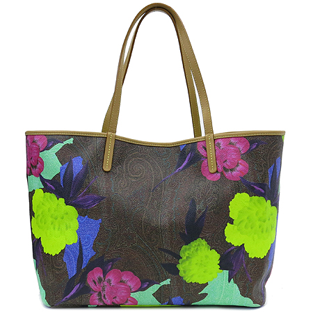 Etro(��Ʈ��) 1B374 2457 ������ ��Ƽ �ö�� PVC ���� ȥ�� ���� ����� + �����Ŀ�ġ �̹���2 - ���̺��� �߰���ǰ