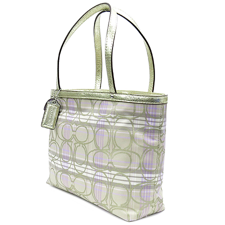 Coach(��ġ) 46752 �ñ׳�ó Tartan Plaid ������� Ʈ���� �̴� ��Ʈ�� �̹���2 - ���̺��� �߰���ǰ