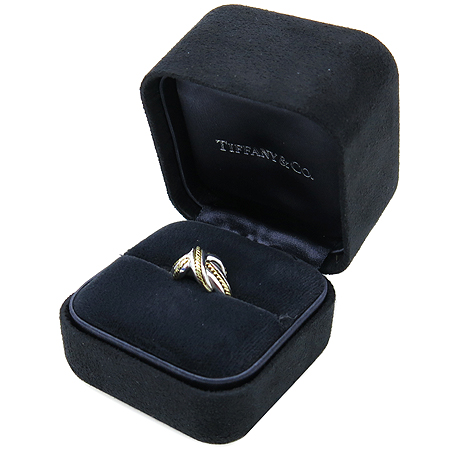 Tiffany(Ƽ�Ĵ�) 18K(750) ���ο� ��� + 925(�ǹ�) �޺� �ñ׳��� ���� - 7.5ȣ �̹���2 - ���̺��� �߰���ǰ