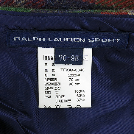 Polo Ralphlauren(����) ��Ƽ�÷� üũ ��ĿƮ �̹���5 - ���̺��� �߰���ǰ