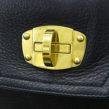 MiuMiu(�̿�̿�) RN0633 CERVO(�罿����) NERO ���� ���� ����ΰ� �� ��� 2WAY �̹���4 - ���̺��� �߰���ǰ