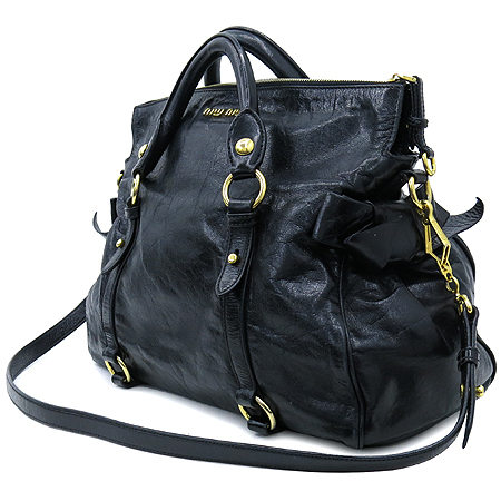 MiuMiu(�̿�̿�) RT0365 ��� �ΰ� ���� VITELLO LUX ������� ��ÿ 2WAY �̹���3 - ���̺��� �߰���ǰ