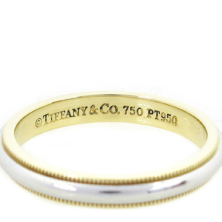 Tiffany(Ƽ�Ĵ�) PT950(�÷�Ƽ��)+18K ��� �޺� �б׷��� 3MM ���� - 22ȣ �̹���3 - ���̺��� �߰���ǰ