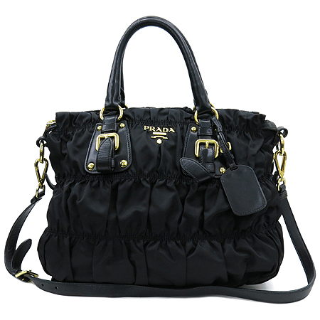 Prada(�����) BN1336 TESSUTO GAUFRE NERO ���� �к긯 ������ ���� �ΰ� 2WAY �̹���2 - ���̺��� �߰���ǰ