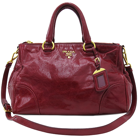 Prada(�����) BN2324 VITELLO SHINE RUBINO ��� ��Ż �ΰ� ��Ʈ�� + �����Ʈ�� �̹���2 - ���̺��� �߰���ǰ