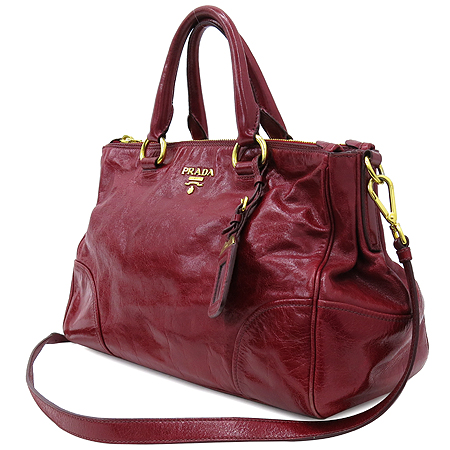 Prada(�����) BN2324 VITELLO SHINE RUBINO ��� ��Ż �ΰ� ��Ʈ�� + �����Ʈ�� �̹���3 - ���̺��� �߰���ǰ