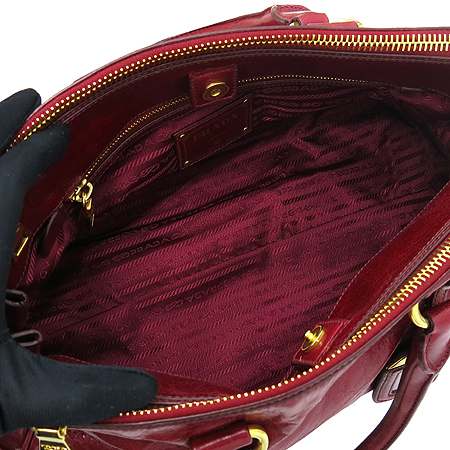 Prada(�����) BN2324 VITELLO SHINE RUBINO ��� ��Ż �ΰ� ��Ʈ�� + �����Ʈ�� �̹���6 - ���̺��� �߰���ǰ