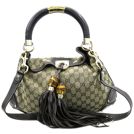 Gucci(����) 185566 GG�ΰ� �ڰ��� ��ũ����� ȥ�� ��� �½���� ���� ���͵� �ε� 2WAY �̹���2 - ���̺��� �߰���ǰ