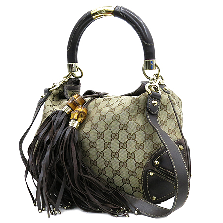 Gucci(����) 185566 GG�ΰ� �ڰ��� ��ũ����� ȥ�� ��� �½���� ���� ���͵� �ε� 2WAY �̹���3 - ���̺��� �߰���ǰ