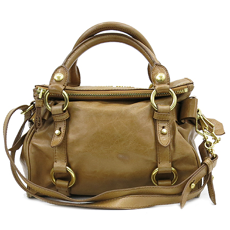 MiuMiu(�̿�̿�) RT0438 VITELLO LUX ���� ��� ���� �ΰ� ��ÿ 2WAY �̹���2 - ���̺��� �߰���ǰ