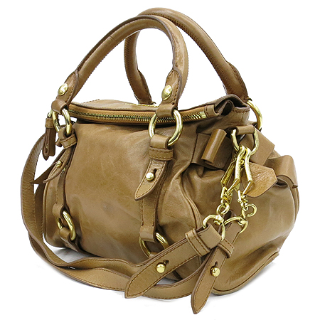 MiuMiu(�̿�̿�) RT0438 VITELLO LUX ���� ��� ���� �ΰ� ��ÿ 2WAY �̹���3 - ���̺��� �߰���ǰ