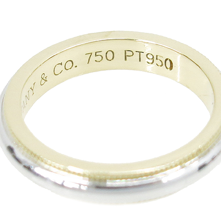 Tiffany(Ƽ�Ĵ�) PT950(�÷�Ƽ��)+18K ��� �޺� �б׷��� ������帵 3MM ���� - 8ȣ [�б�������] �̹���3 - ���̺��� �߰���ǰ