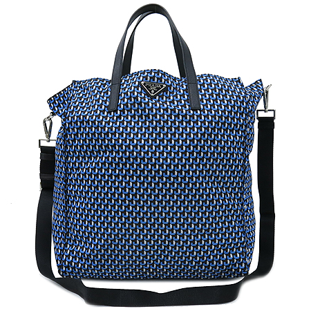 Prada(�����) BN2641 TESSUTO STAMPAT(�׼��� ������) AZZURR.DIS.M �÷� ��긯 2WAY �̹���2 - ���̺��� �߰���ǰ