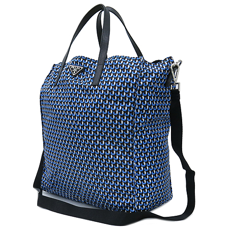 Prada(�����) BN2641 TESSUTO STAMPAT(�׼��� ������) AZZURR.DIS.M �÷� ��긯 2WAY �̹���3 - ���̺��� �߰���ǰ
