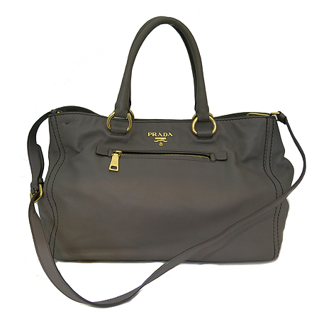 Prada(�����) BN2103 ������ SOFT CALF (�۾��� ����) ��Ʈ�� + ��� ��Ʈ�� [�ϻ����] �̹���2 - ���̺��� �߰���ǰ