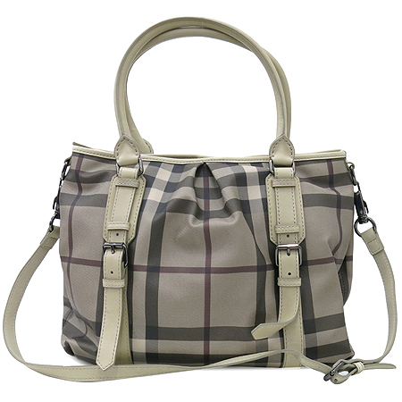 Burberry(������) ����ũ üũ PVC ������ ���� Ʈ����  2WAY �̹���2 - ���̺��� �߰���ǰ